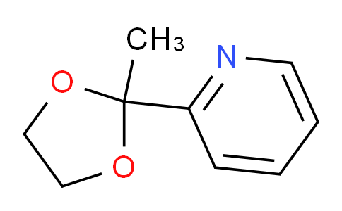 CAS No. 49669-15-0, 2-(2-Methyl-1,3-dioxolan-2-yl)pyridine
