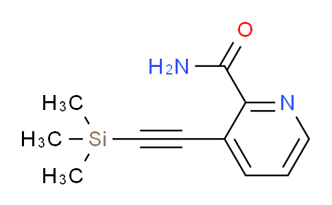 CAS No. 499193-54-3, 3-Trimethylsilanylethynyl-pyridine-2-carboxylic acid amide