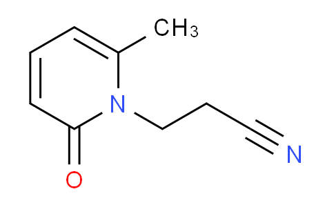 CAS No. 500730-32-5, 3-(6-Methyl-2-oxopyridin-1(2h)-yl)propanenitrile