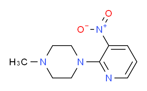 CAS No. 5028-15-9, 1-Methyl-4-(3-nitro-2-pyridinyl)piperazine