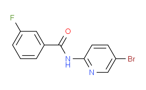 CAS No. 5246-16-2, N-(5-Bromopyridin-2-yl)-3-fluorobenzamide