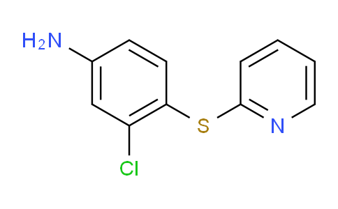 CAS No. 524954-88-9, 3-Chloro-4-(pyridin-2-ylsulfanyl)aniline
