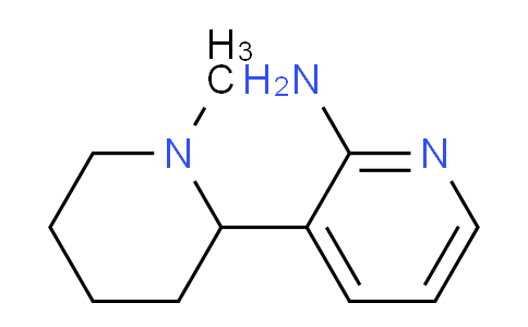 CAS No. 54674-73-6, 3-(1-Methylpiperidin-2-yl)pyridin-2-amine