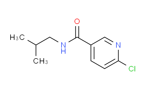 CAS No. 585544-25-8, 6-Chloro-N-(2-methylpropyl)pyridine-3-carboxamide