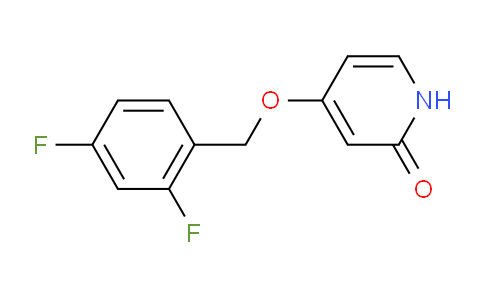 CAS No. 586373-58-2, 4-(2,4-Difluorobenzyloxy)-1h-pyridin-2-one