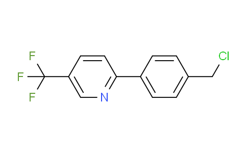 2-[4-(Chloromethyl)phenyl]-5-(trifluoromethyl)pyridine