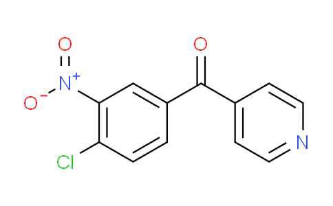 CAS No. 62946-43-4, (4-Chloro-3-nitrophenyl)(pyridin-4-yl)methanone