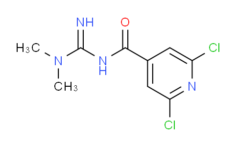 CAS No. 649699-62-7, N'-[(2,6-Dichloropyridin-4-yl)carbonyl]-n,n-dimethylguanidine