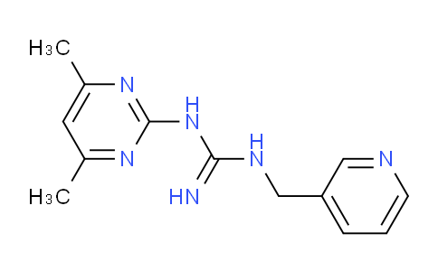 CAS No. 675153-67-0, N-(4,6-Dimethylpyrimidin-2-yl)-n'-(pyridin-3-ylmethyl)guanidine