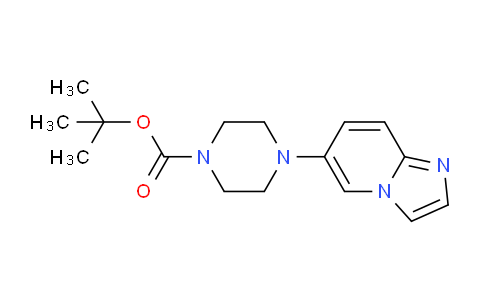 CAS No. 684223-68-5, tert-Butyl 4-{imidazo[1,2-a]pyridin-6-yl}piperazine-1-carboxylate