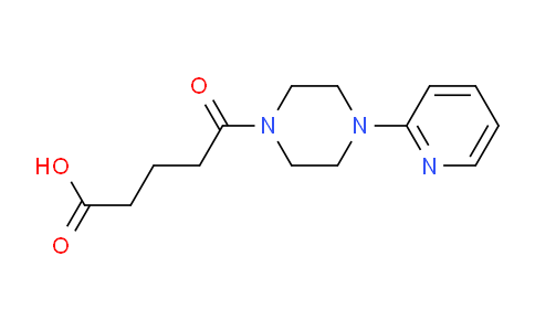 CAS No. 698346-53-1, 5-Oxo-5-(4-pyridin-2-ylpiperazin-1-yl)pentanoic acid