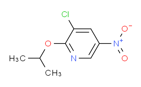 CAS No. 71669-71-1, 3-Chloro-5-nitro-2-(propan-2-yloxy)pyridine