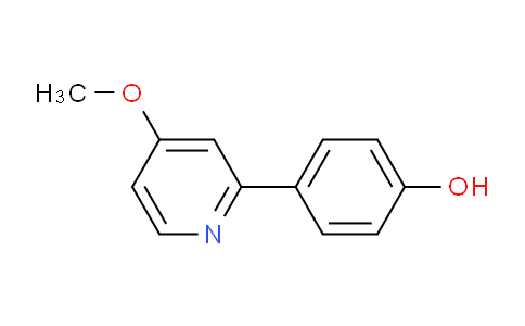 CAS No. 733729-35-6, 4-(4-Methoxypyridin-2-yl)phenol