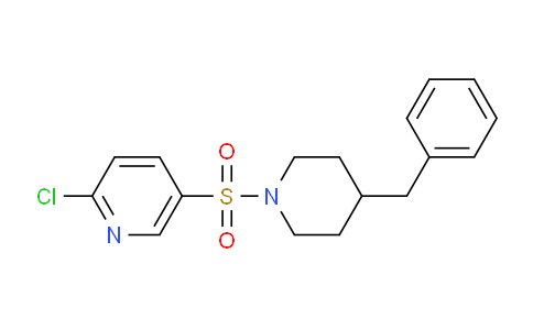 CAS No. 735320-37-3, 5-(4-Benzyl-piperidine-1-sulfonyl)-2-chloro-pyridine