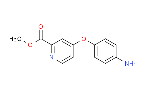 CAS No. 757251-59-5, Methyl 4-(4-aminophenoxy)pyridine-2-carboxylate