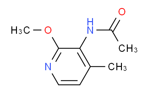 CAS No. 76005-98-6, N-(2-Methoxy-4-methylpyridin-3-yl)acetamide