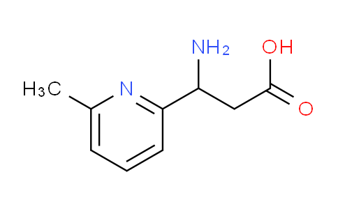 CAS No. 773122-42-2, 3-Amino-3-(6-methyl-pyridin-2-yl)-propionic acid