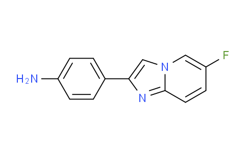 CAS No. 774239-27-9, 4-(6-Fluoroimidazo[1,2-a]pyridin-2-yl)aniline