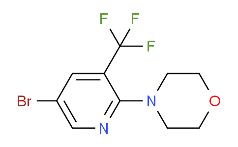 CAS No. 856166-07-9, 4-[5-Bromo-3-(trifluoromethyl)pyridin-2-yl]morpholine