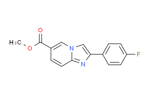 CAS No. 866133-01-9, Methyl 2-(4-fluorophenyl)imidazo[1,2-a]pyridine-6-carboxylate