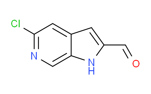 CAS No. 867036-45-1, 5-Chloro-1h-pyrrolo[2,3-c]pyridine-2-carbaldehyde