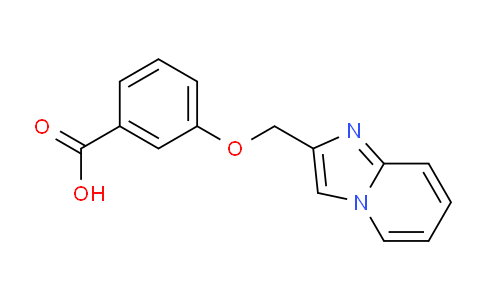 CAS No. 872108-08-2, 3-(Imidazo[1,2-a]pyridin-2-ylmethoxy)benzoic acid