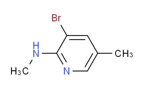 CAS No. 872492-59-6, 3-Bromo-N,5-dimethylpyridin-2-amine