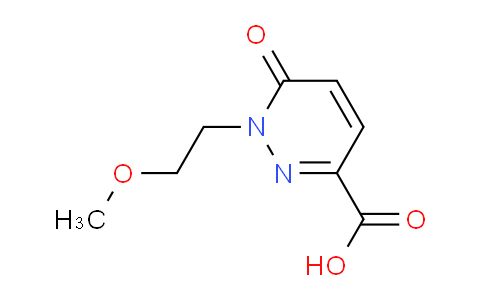 CAS No. 875163-77-2, 1-(2-Methoxy-ethyl)-6-oxo-1,6-dihydro-pyridazine-3-carboxylic acid
