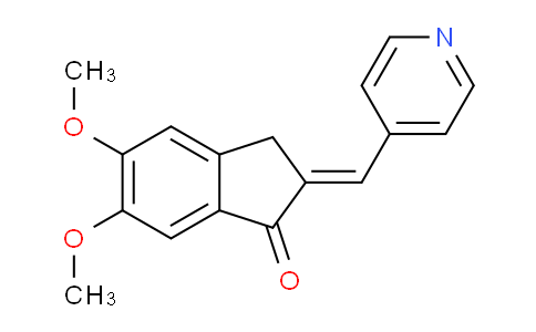 CAS No. 877606-65-0, 5,6-Dimethoxy-2-(pyridine-4-yl)methylene-indan-1-one