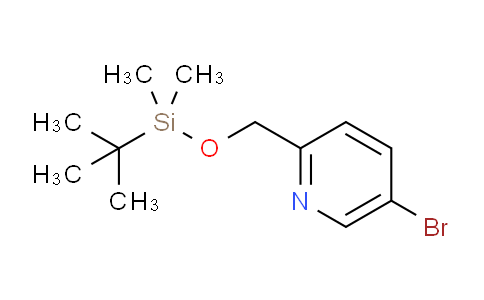 CAS No. 88139-92-8, 5-Bromo-2-{[(tert-butyldimethylsilyl)oxy]methyl}pyridine