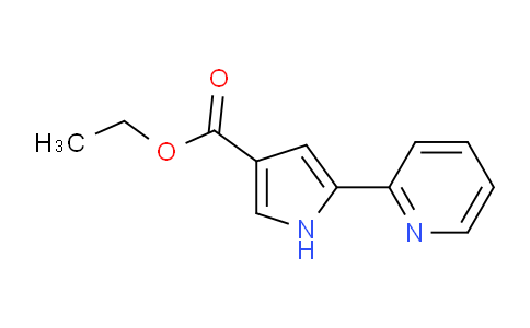 CAS No. 881674-09-5, Ethyl 5-(pyridin-2-yl)-1h-pyrrole-3-carboxylate