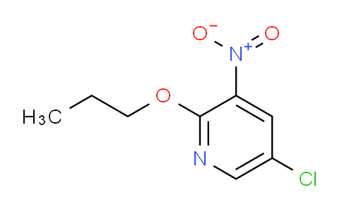 CAS No. 886373-37-1, 5-Chloro-3-nitro-2-propoxy-pyridine
