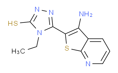 CAS No. 893785-20-1, 5-(3-Aminothieno[2,3-b]pyridin-2-yl)-4-ethyl-4h-1,2,4-triazole-3-thiol