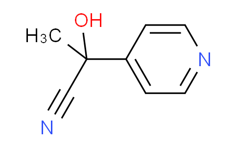 CAS No. 89976-64-7, 2-Hydroxy-2-(pyridin-4-yl)propanenitrile