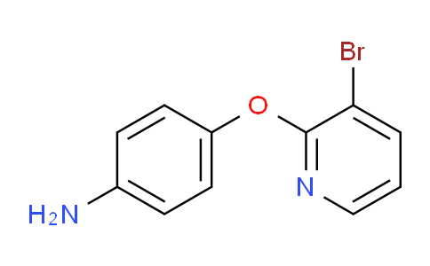 CAS No. 901925-53-9, 4-(3-Bromopyridin-2-yloxy)benzenamine