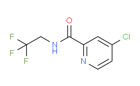 CAS No. 928256-34-2, 4-Chloro-n-(2,2,2-trifluoroethyl)pyridine-2-carboxamide