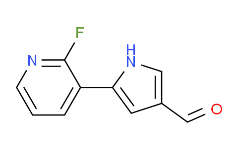CAS No. 928325-26-2, 5-(2-Fluoropyridin-3-yl)-1h-pyrrole-3-carbaldehyde