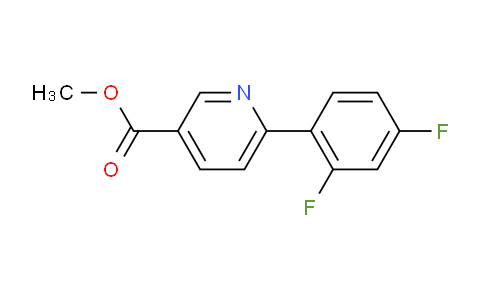 CAS No. 938433-58-0, methyl 6-(2,4-difluorophenyl)pyridine-3-carboxylate