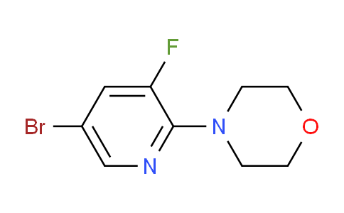 CAS No. 941580-20-7, 4-(5-Bromo-3-fluoropyridin-2-yl)morpholine