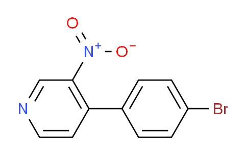 CAS No. 942598-33-6, 4-(4-Bromophenyl)-3-nitropyridine