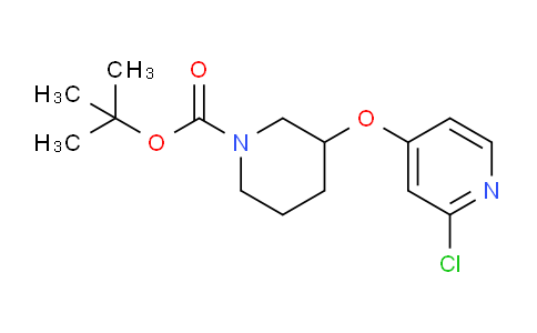 CAS No. 945988-47-6, tert-Butyl 3-(2-chloropyridin-4-yloxy)piperidine-1-carboxylate