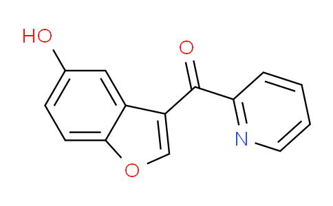 CAS No. 953423-73-9, (5-Hydroxy-benzofuran-3-yl)-pyridin-2-yl-methanone