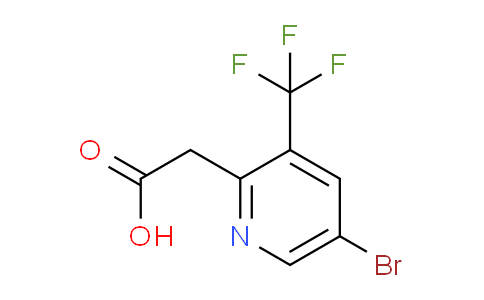 CAS No. 1227578-52-0, 2-(5-Bromo-3-(trifluoromethyl)pyridin-2-yl)acetic acid