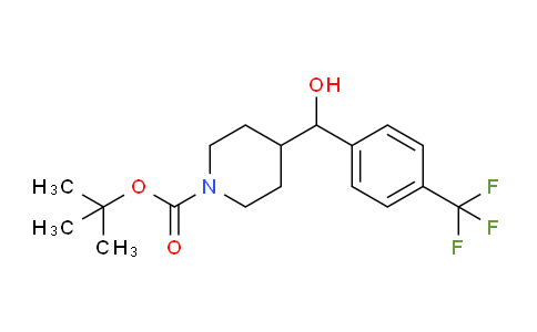 CAS No. 856931-46-9, 1-Boc-4-[Hydroxy-(4-trifluoromethylphenyl)methyl]piperidine