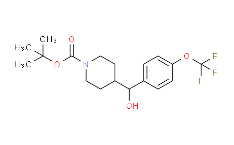 CAS No. 856932-04-2, 1-Boc-4-[Hydroxy-(4-trifluoromethoxyphenyl)methyl]piperidine