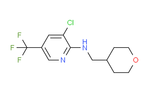 CAS No. 1220020-62-1, 3-Chloro-N-((tetrahydro-2H-pyran-4-yl)methyl)-5-(trifluoromethyl)pyridin-2-amine