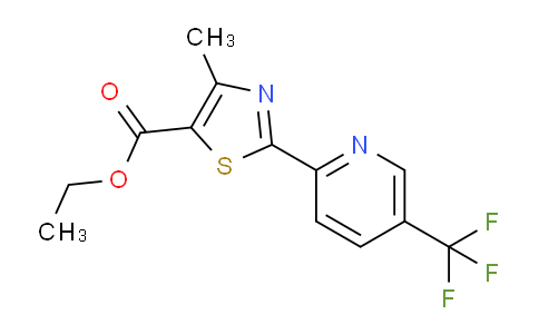 CAS No. 175277-54-0, Ethyl 4-methyl-2-(5-(trifluoromethyl)pyridin-2-yl)thiazole-5-carboxylate