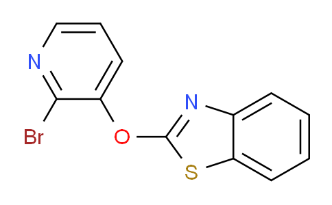 CAS No. 1065484-73-2, 2-((2-Bromopyridin-3-yl)oxy)benzo[d]thiazole