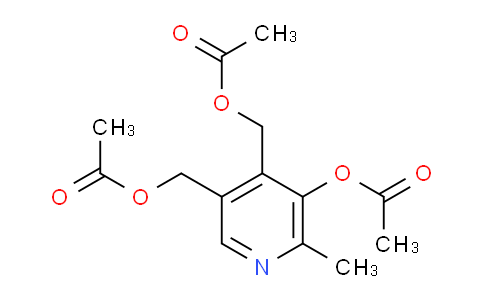 CAS No. 10030-93-0, [5-acetyloxy-4-(acetyloxymethyl)-6-methylpyridin-3-yl]methyl acetate