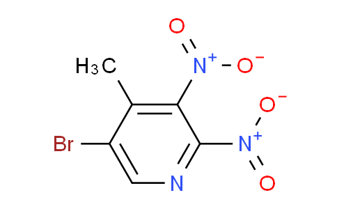 CAS No. 1245649-97-1, 5-Bromo-4-methyl-2,3-dinitropyridine